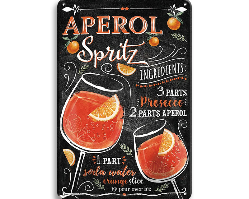 Metalen wandbord | Aperol Spritz |