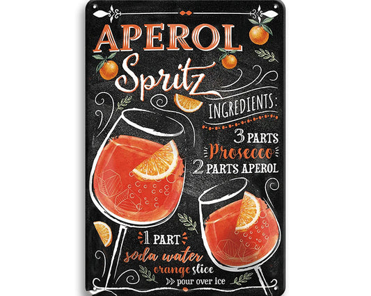 Metalen wandbord | Aperol Spritz |