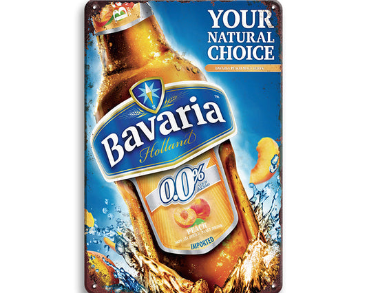 Metalen wandbord | Bavaria 0.0% |