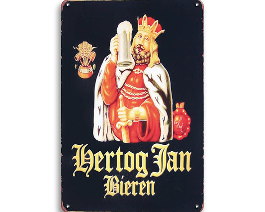 Metalen wandbord | Hertog Jan | Bieren |