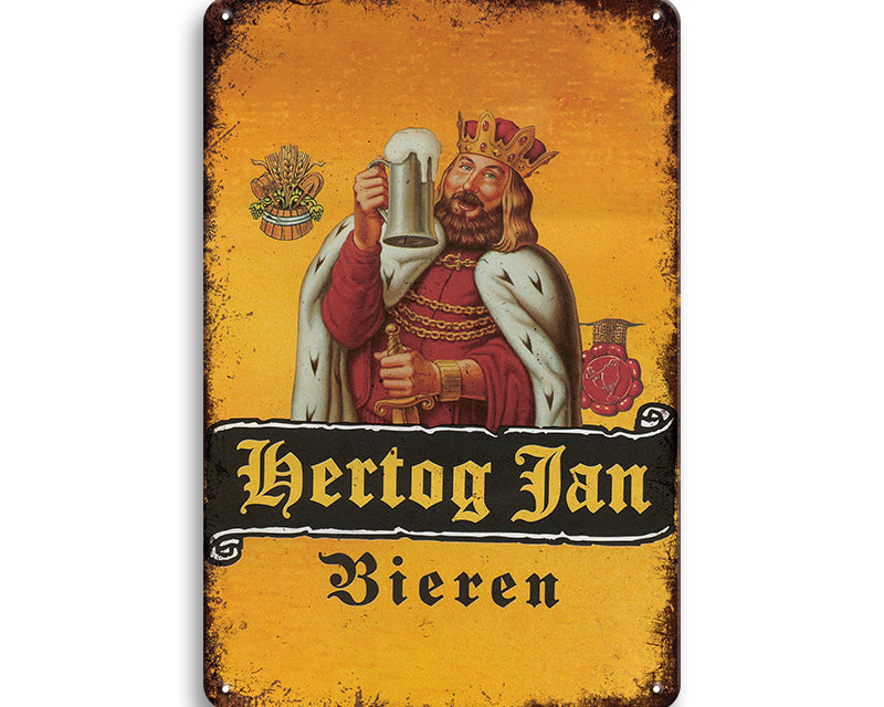 Metalen wandbord | Hertog Jan | Bieren |