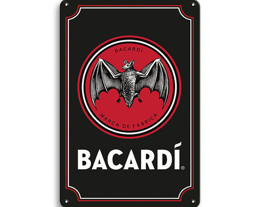 Metalen wandbord | Bacardi | Marca De Fábrica |