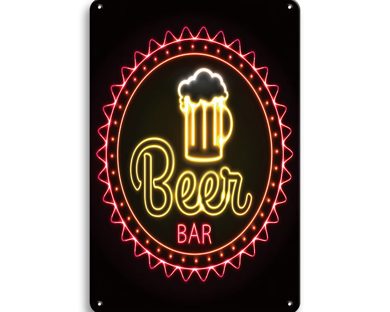 Metalen wandbord | Beer bar |