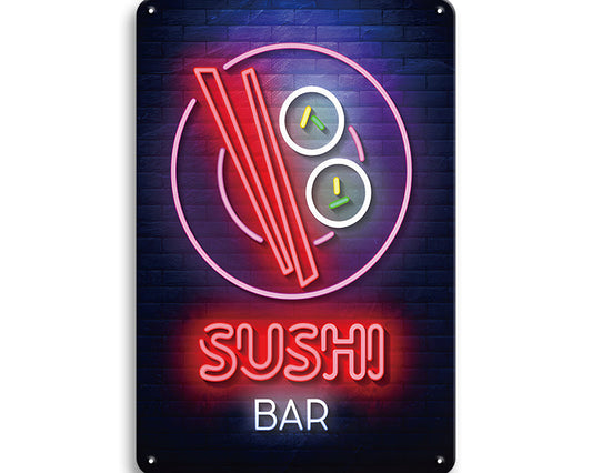 Metalen wandbord | Suhsi bar |