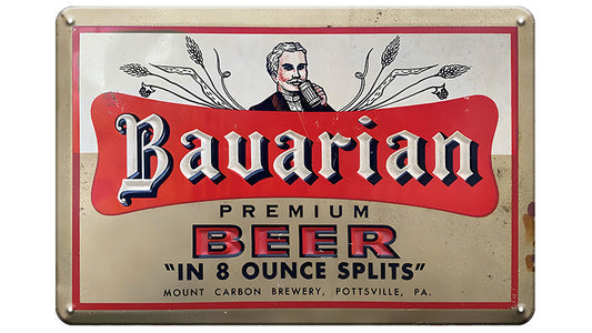 Metalen wandbord | Bavarian premium beer |