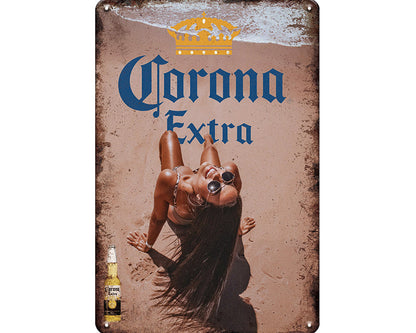 Metalen wandbord | Corona Extra #7 |