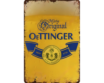 Metalen wandbord | Oetinger | Seit 1731 |