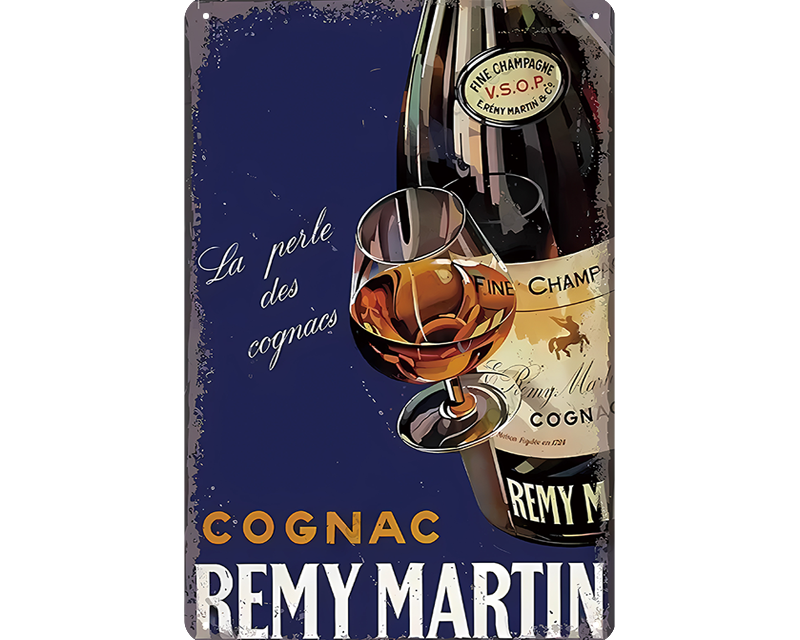 Metalen wandbord | Remy Martin cognac |