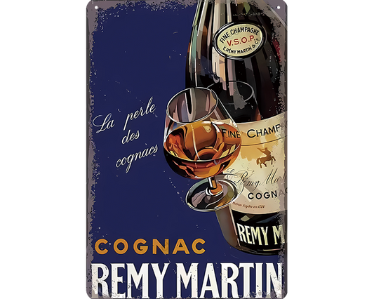 Metalen wandbord | Remy Martin cognac |
