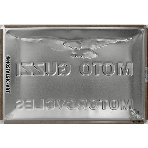 Metalen wandbord | Moto Guzzi | Motorcycles Italia | 20x30cm |
