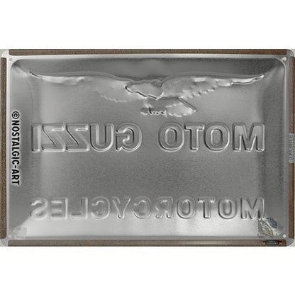 Metalen wandbord | Moto Guzzi | Motorcycles Italia | 20x30cm |