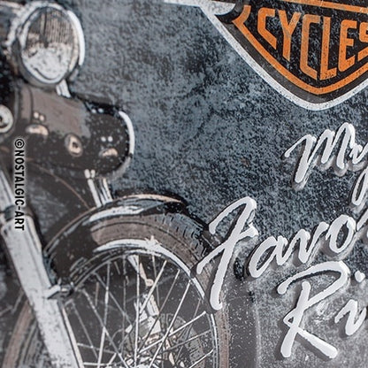 Metalen wandbord | Harley-Davidson | 20x30cm |