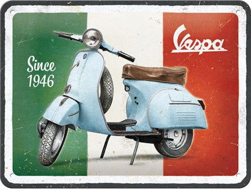 Metalen wandbord | Vespa | Since 1946 | 15x20cm |