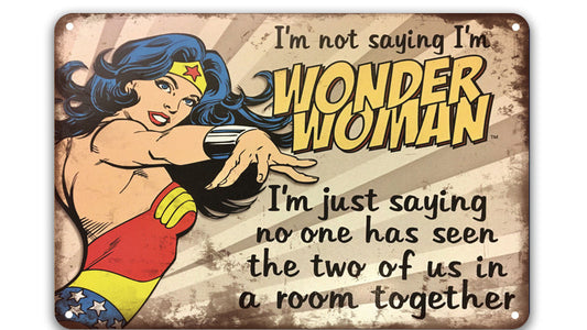 Metalen wandbord | Wonder Woman |