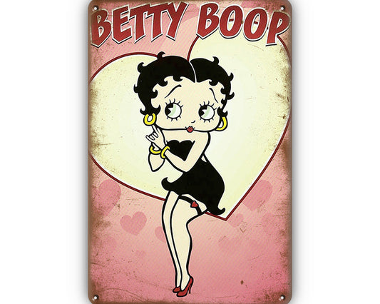 Metalen wandbord | Betty Boop |