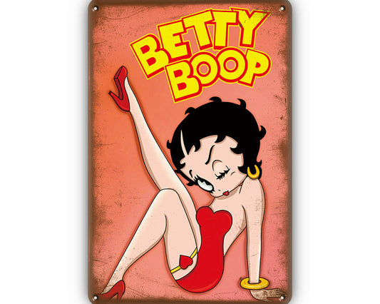 Metalen wandbord | Betty Boop |