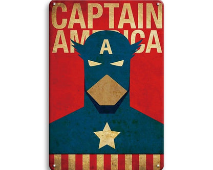 Metalen wandbord | Captain America |