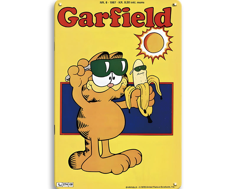 Metalen wandbord | Garfield |