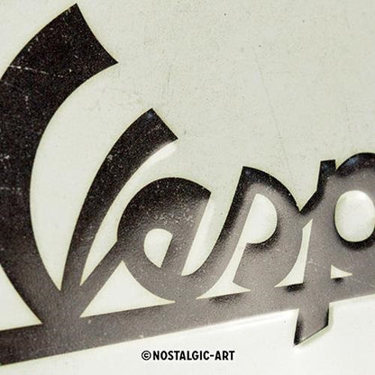 Metalen wandbord | Vespa Italian parking only | 30x20cm |