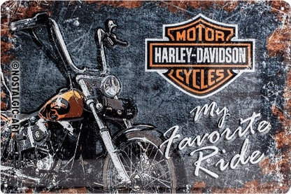 Metalen wandbord | Harley-Davidson | 20x30cm |