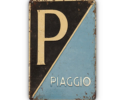 Metalen wandbord | Piaggio |