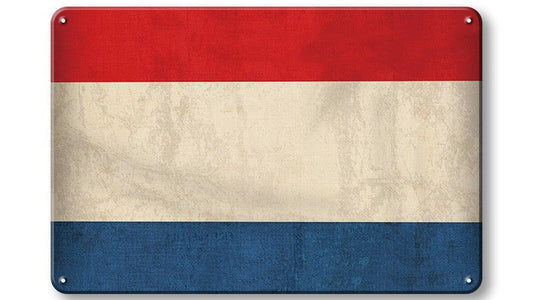 Metalen wandbord | Vlag | Nederland |