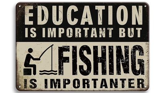 Metalen wandbord | Fishing |