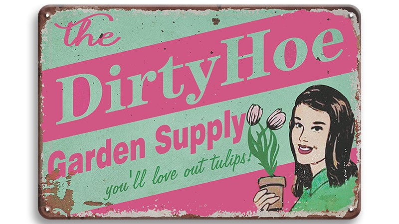 Metalen wandbord | The DirtyHoe |