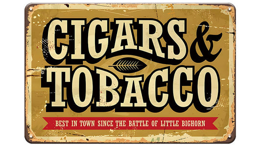 Metalen wandbord | Cigars & Tobacco |