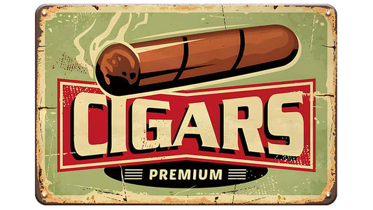 Metalen wandbord | Cigars premium |