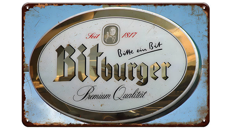 Metalen wandbord | Bitburger |