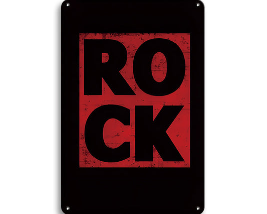 Metalen wandbord | Rock |
