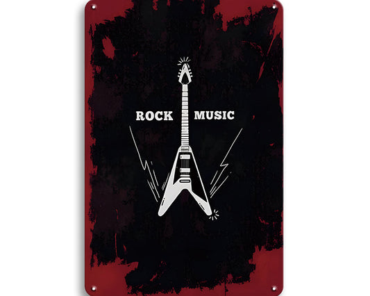 Metalen wandbord | Rock music |