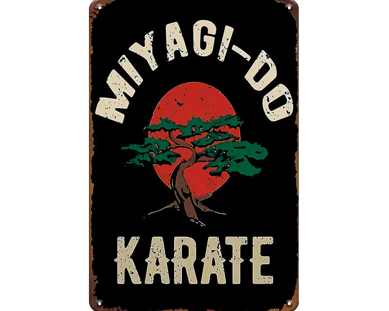 Metalen wandbord | Miyagi-Do karate |