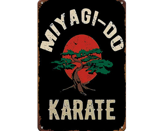 Metalen wandbord | Miyagi-Do karate |
