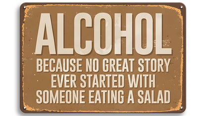 Metalen wandbord | Alcohol #2 |