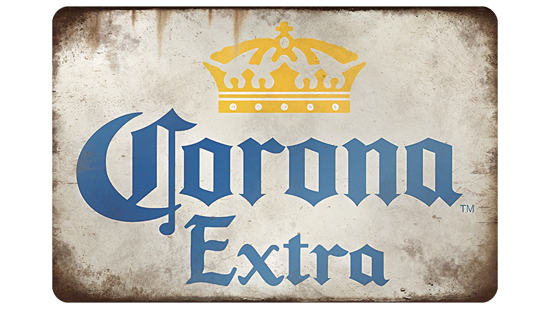 Metalen wandbord | Corona Extra |