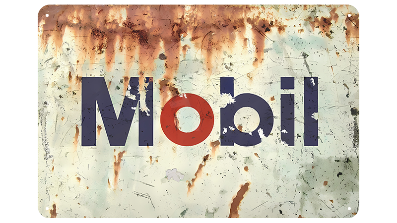 Metalen wandbord | Mobil |