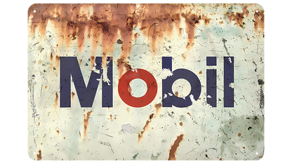 Metalen wandbord | Mobil |