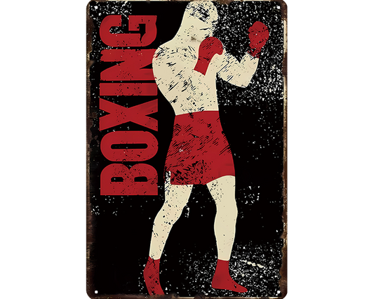 Metalen wandbord | Boxing |