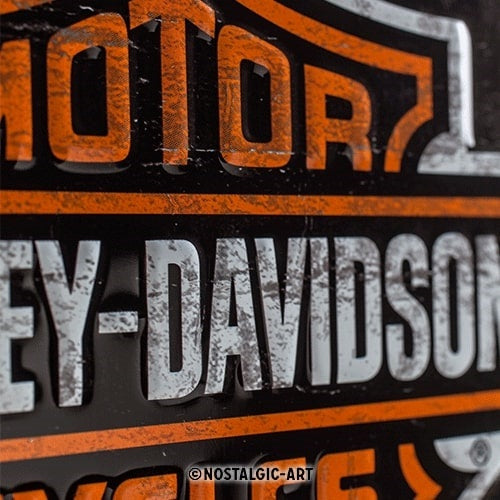 Metalen wandbord | Harley-Davidson parking only | 30x20cm |