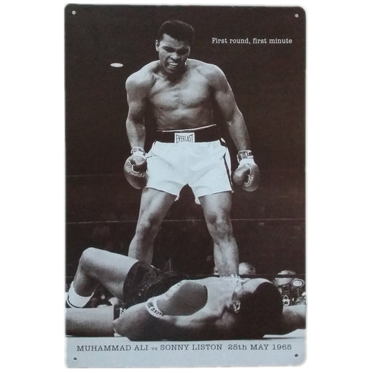 Metalen wandbord | Muhammad Ali |