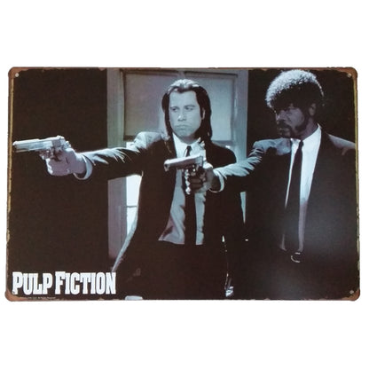 Metalen wandbord | Pulp Fiction |