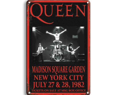 Metalen wandbord | Queen | New York City |