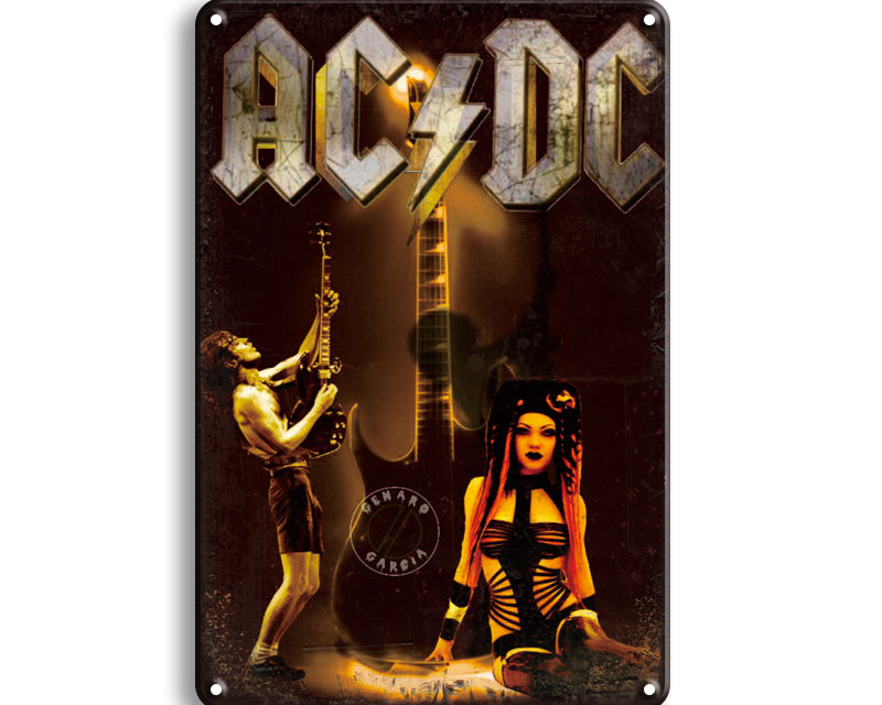 Metalen wandbord | ACDC |