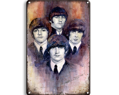Metalen wandbord | The Beatles | Kapsels |