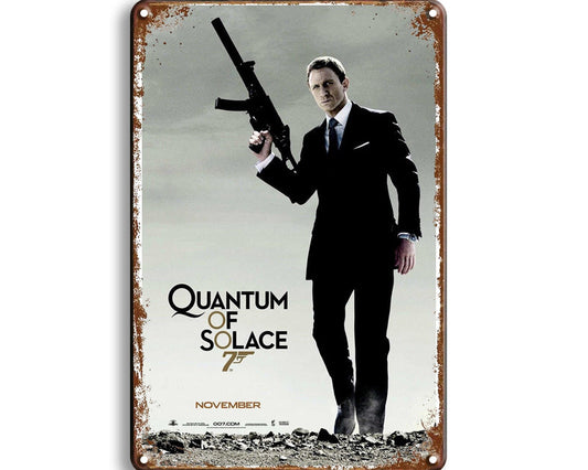 Metalen wandbord | James Bond | Quantum of Solace |