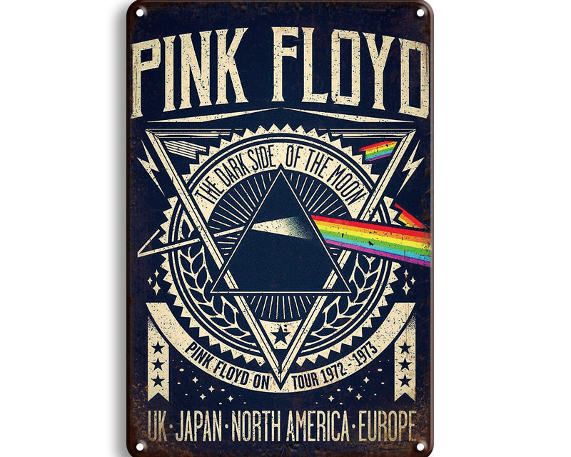 Metalen wandbord | Pink Floyd | The dark side of the moon |