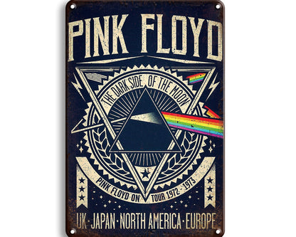 Metalen wandbord | Pink Floyd | The dark side of the moon |
