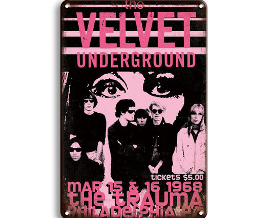 Metalen wandbord | The Velvet Underground |